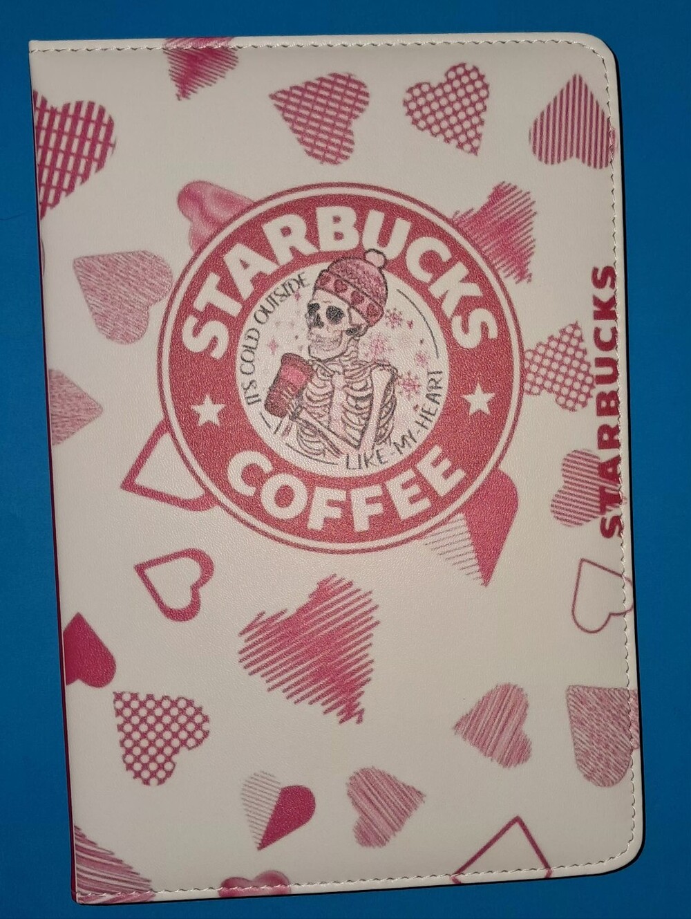 New! Starbucks Pink Soft Cover Leather Like Cover